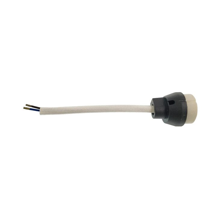GU10 17.5cm Lampholder White/Black