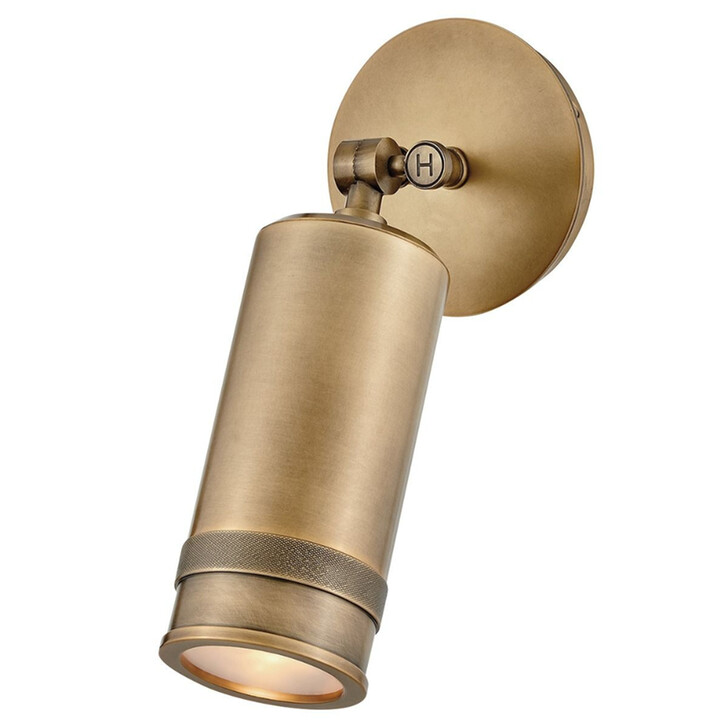 Hinkley Pratt Heritage Brass Finish Adjustable Outdoor Spotlight - IP44