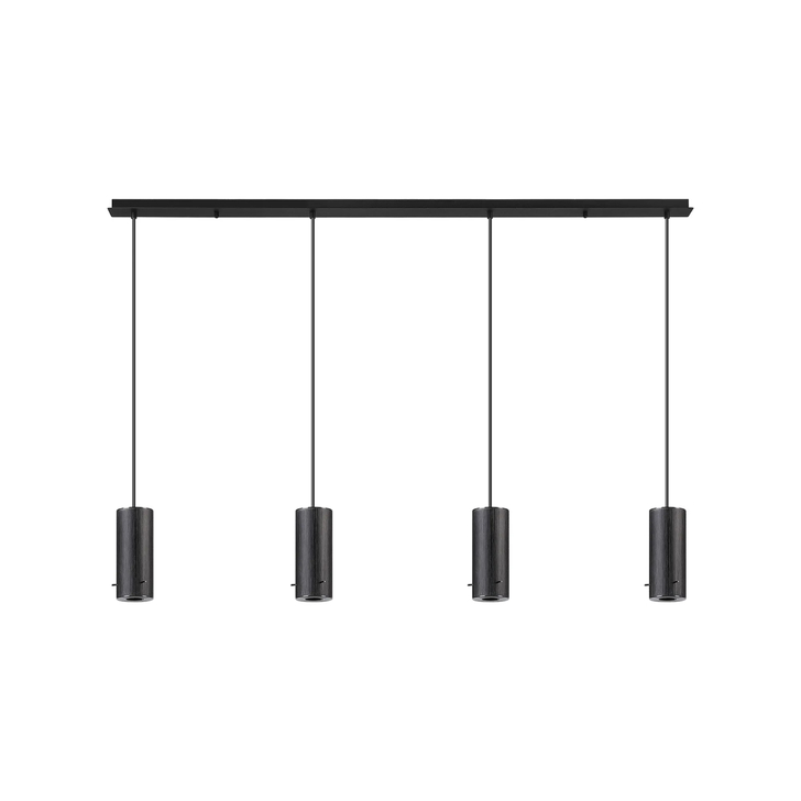 Idolite Adele 1.4m Linear Pendant (FRAME ONLY), 4 x E27, Satin Black