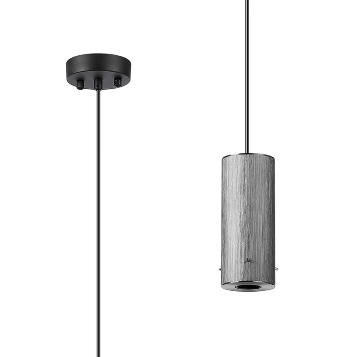 Idolite Adele 10cm Pendant (FRAME ONLY), 1 x E27, Gun Metal/Satin Black