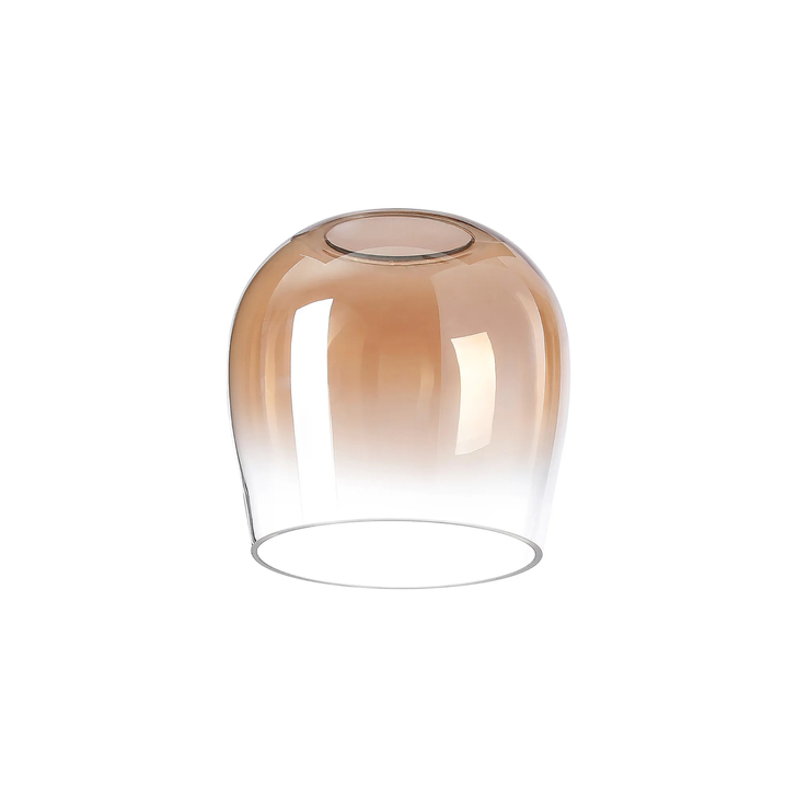 Idolite Adele 19cm Wine Glass Shade (A) 82mm Top Hole, Amber Fade