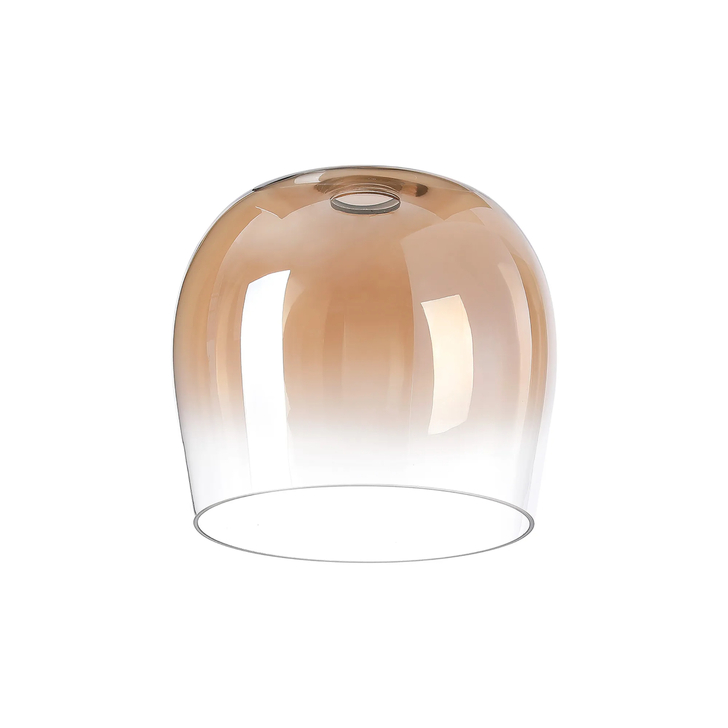Idolite Adele 23.5cm Wine Glass Shade (B) 42mm Top Hole, Amber Fade