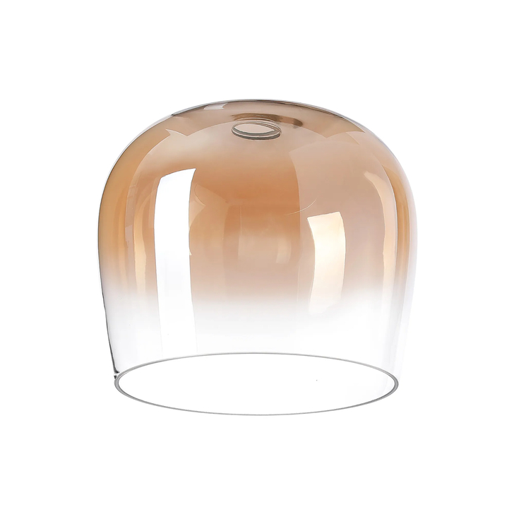 Idolite Adele 27.5cm Wine Glass Shade (B) 42mm Top Hole, Amber Fade