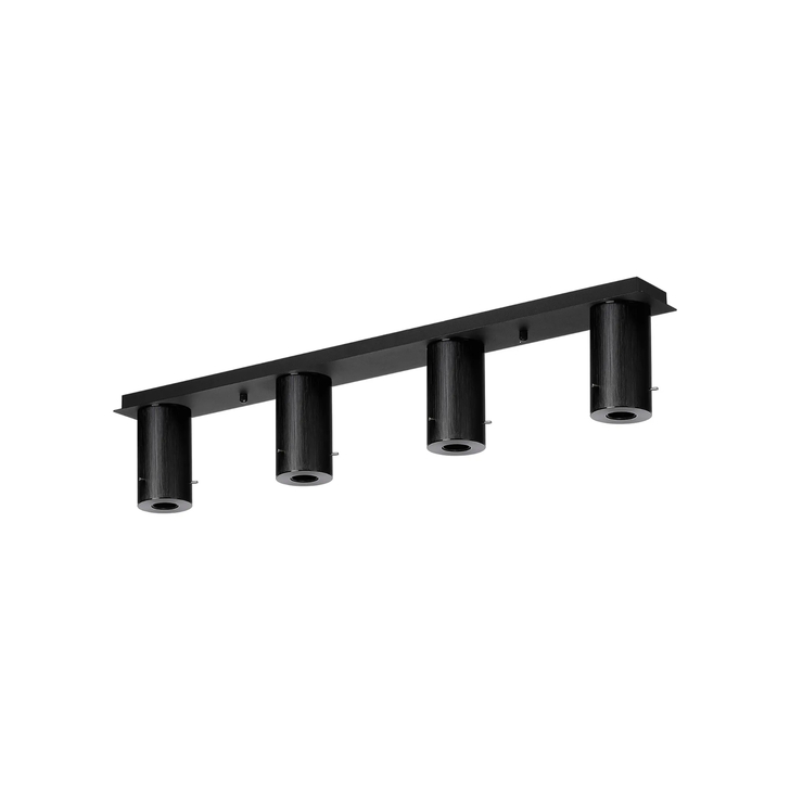 Idolite Adele 90cm Linear Ceiling Light (FRAME ONLY), 4 x E27, Satin Black