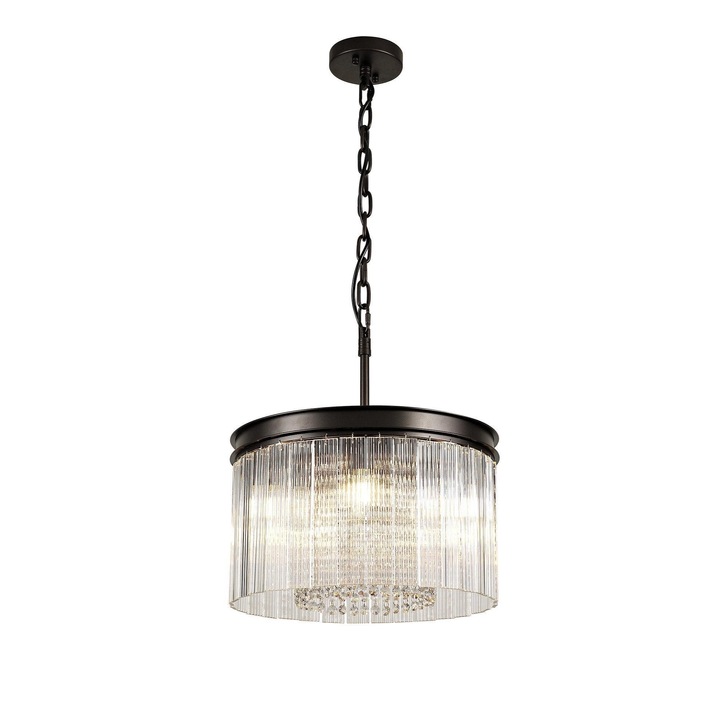 Idolite Alaska Brown Oxide Finish 5 Light Pendant