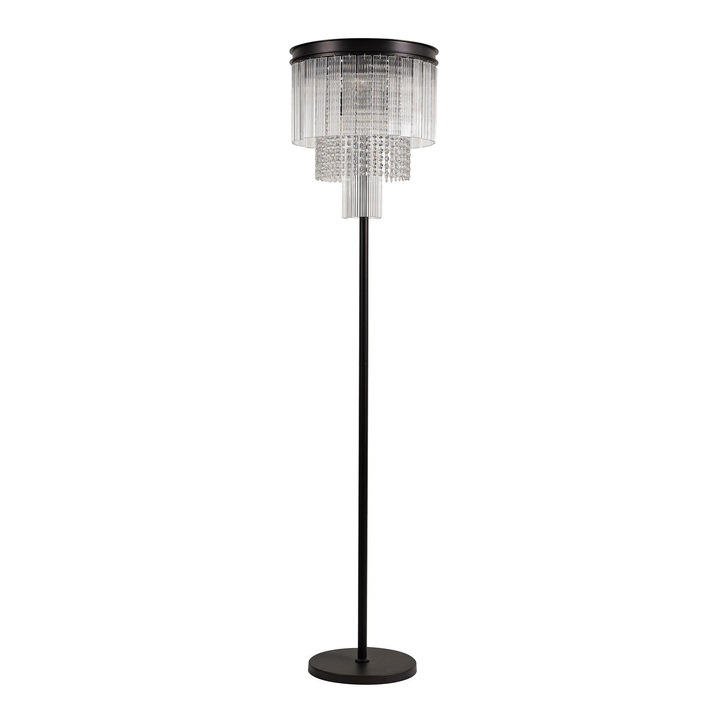 Idolite Alaska Brown Oxide Finish 9 Light Floor Lamp