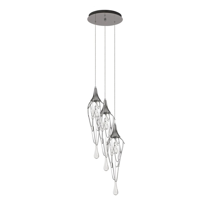 Idolite Alps Polished Chrome Finish 3 Light Pendant