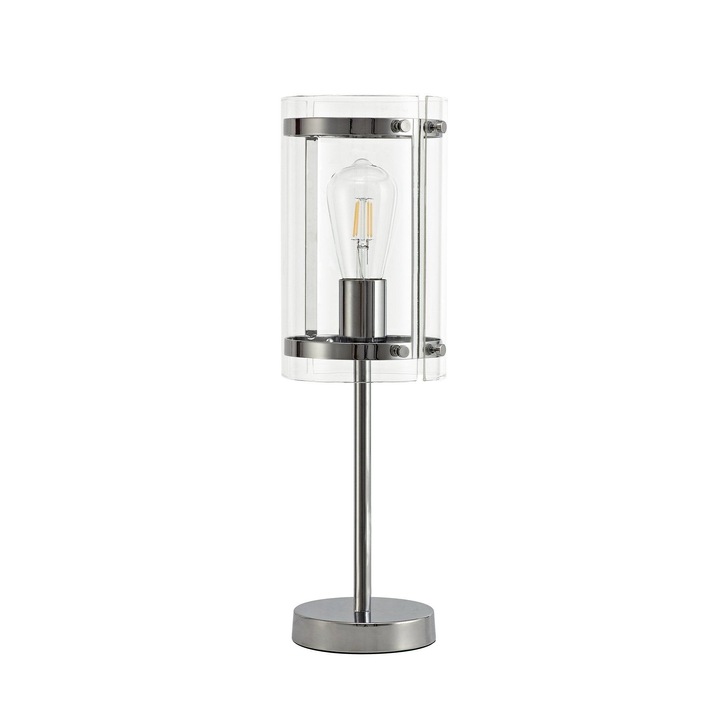 Idolite Annapurna Polished Chrome Finish 1 Light Table Lamp