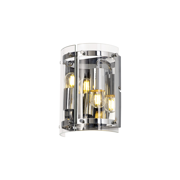 Idolite Annapurna Polished Chrome Finish 2 Light Wall Light