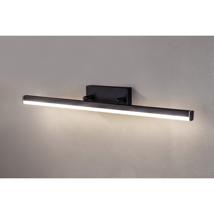 Idolite Barking Large Sand Black LED Adjustable Bathroom Wall Light - IP44, 4000K