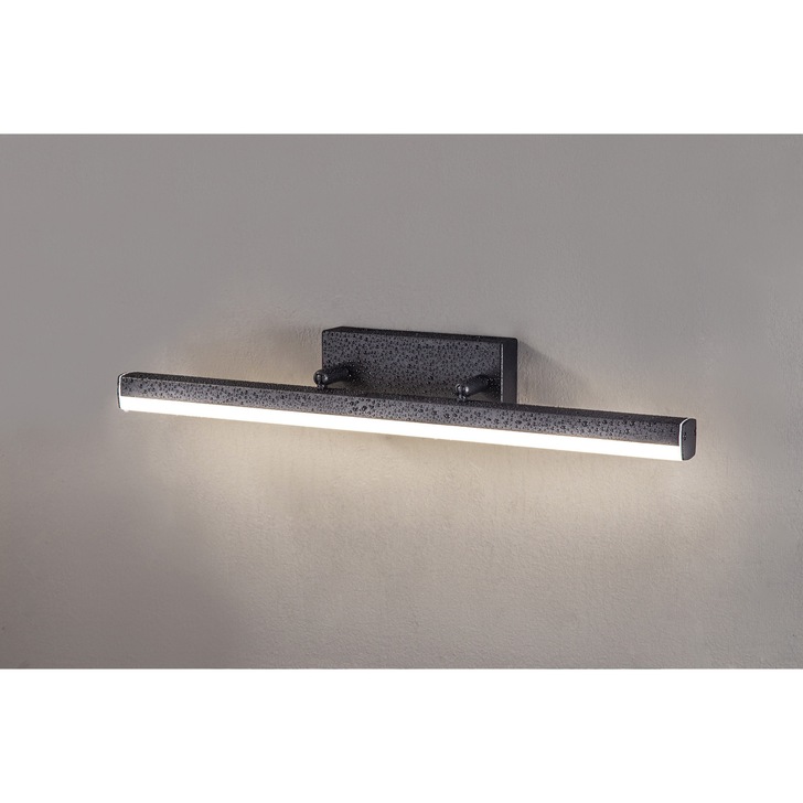 Idolite Barking Medium Sand Black LED Adjustable Bathroom Wall Light - IP44, 4000K