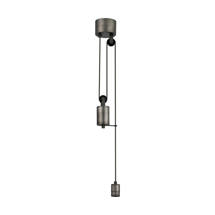 Idolite Beardsmore Pulley Rise & Fall Pendant Pewter