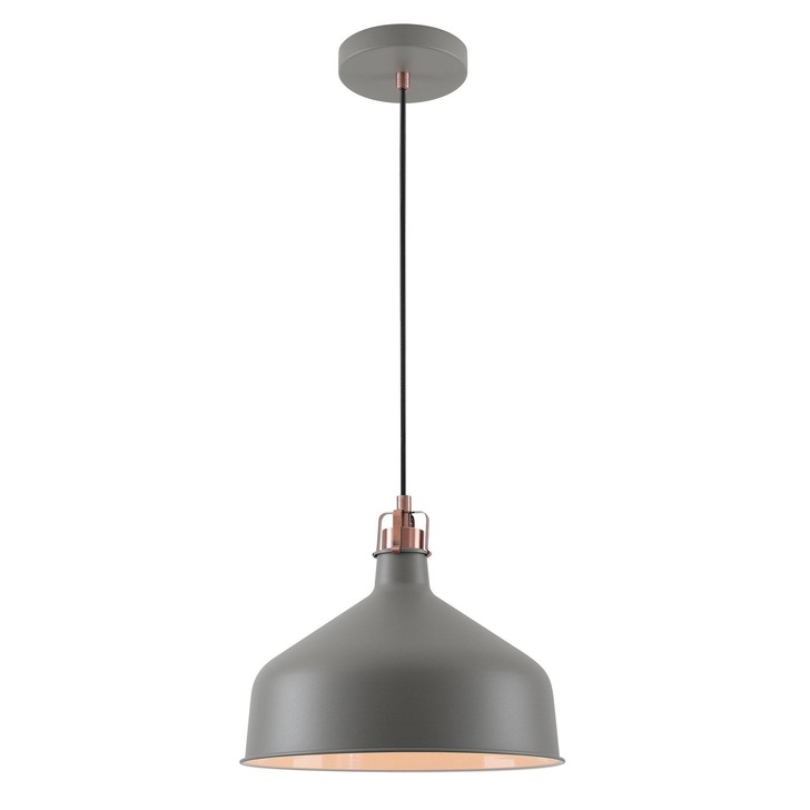 Idolite Blackwall Sand Grey/Copper Large Single Pendant