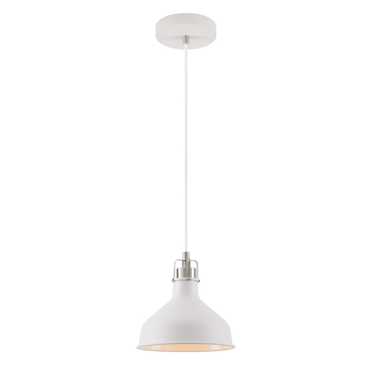 Idolite Blackwall Sand White/Satin Nickel Small Single Pendant