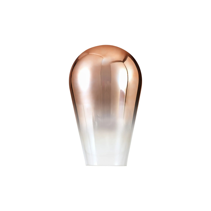 Idolite Camille 23cm Pear Shaped Glass, Copper Fade/Clear