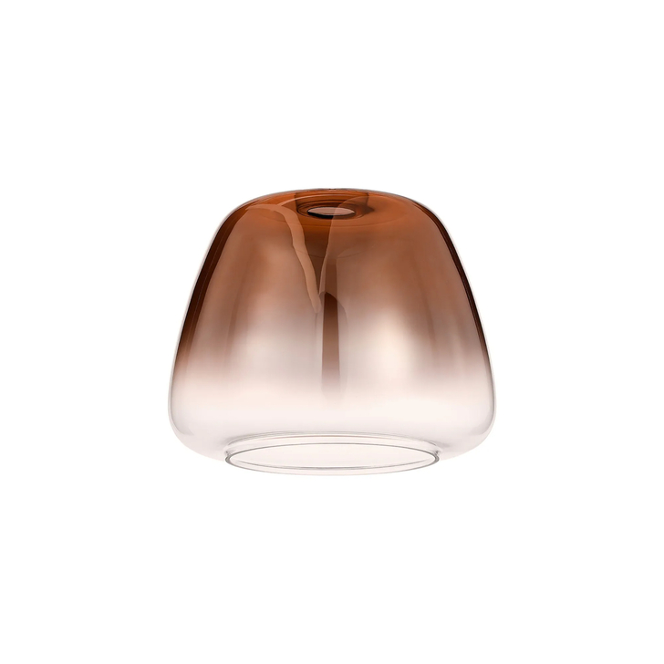 Idolite Camille 28cm Trapezium Glass, Copper Fade/Clear