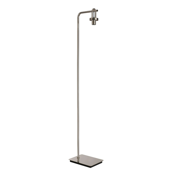 Idolite Camille Floor Lamp, 1 x E27, Polished Nickel