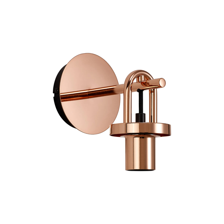 Idolite Camille Wall Light Switched, 1 x E27, Copper
