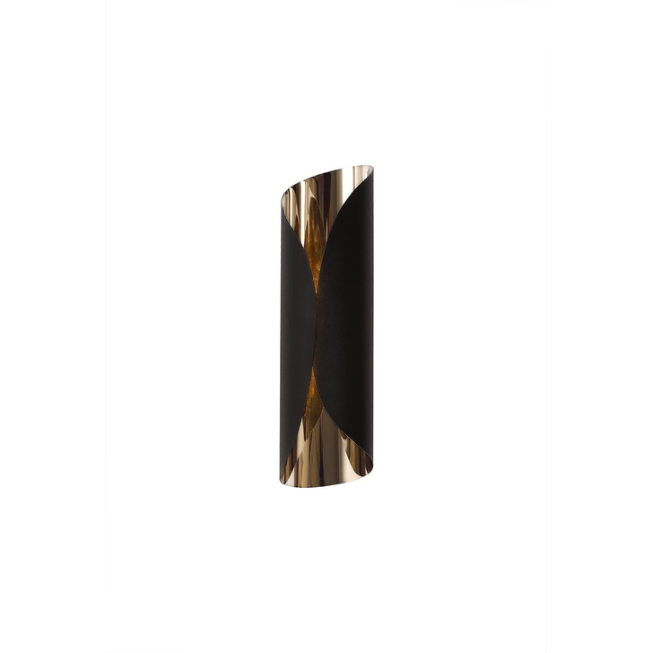 Idolite Chachani Black/Polished Chrome Led Wall Light - 3000K