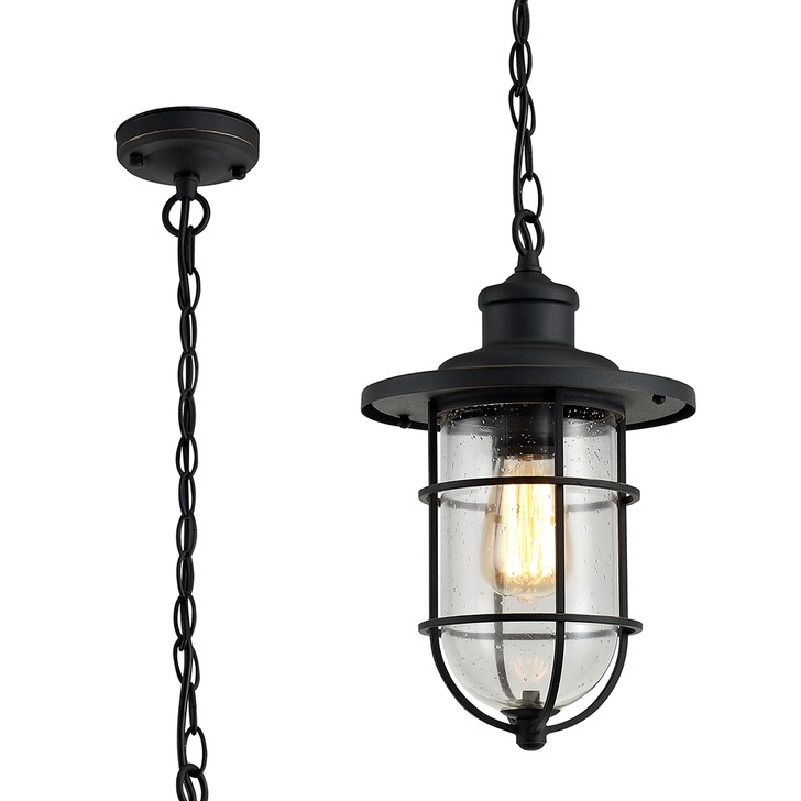 Idolite Chorleywood Black/Gold Exterior Pendant