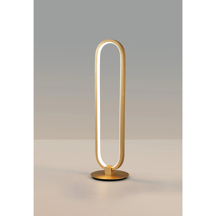 Idolite Conlon Brushed Gold Dimmable Led Table Lamp - 3000K