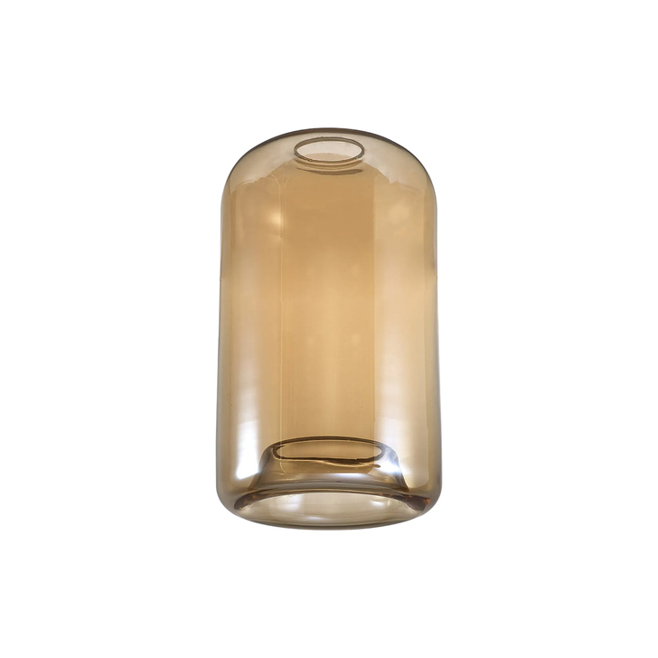 Idolite Devine 18x30cm Amber Plated Cylinder Glass Shade