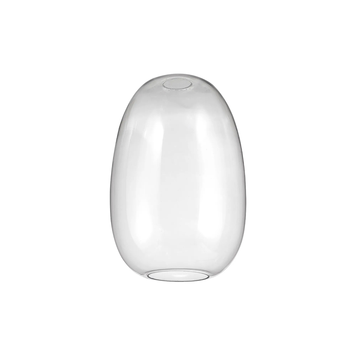 Idolite Devine 20x30cm Clear Slim Curved Trapezium Glass Shade