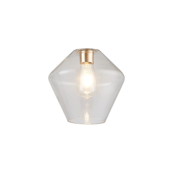 Idolite Devine 23x21.5cm Clear Diamond Glass Shade