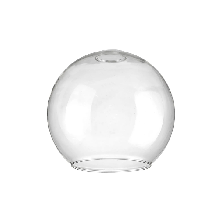 Idolite Devine 25x22.5cm Open Mouth Round Clear Globe Glass Shade