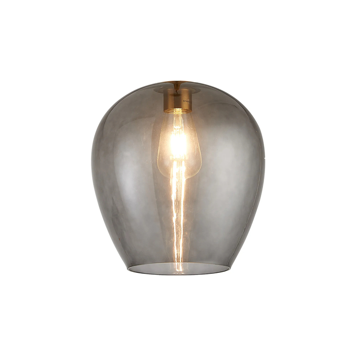 Idolite Devine 25x27cm Smoke Plated Wine Glass Shade