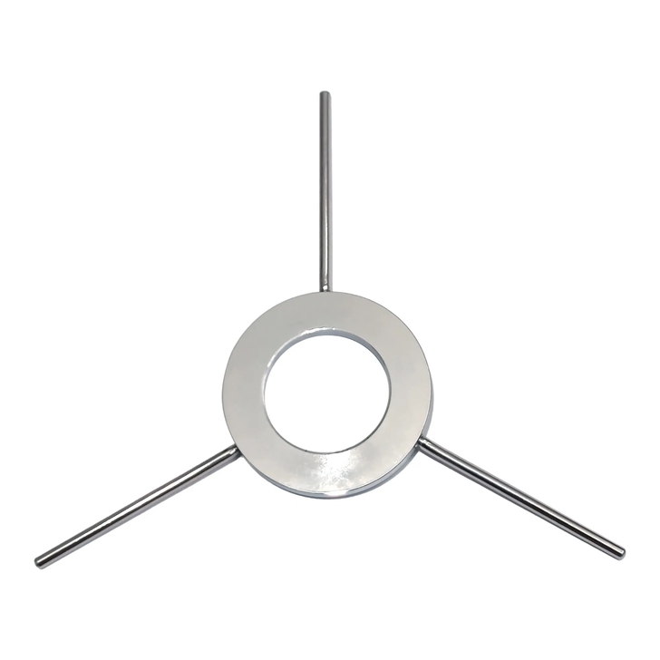 Idolite Devine 3 Rod Glass Suspension 150-200mm Bracket, Polished Chrome