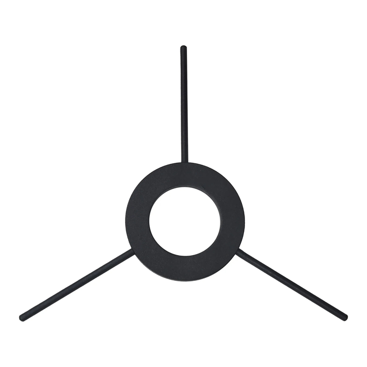 Idolite Devine 3 Rod Glass Suspension 150-200mm Bracket, Satin Black