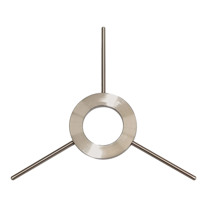 Idolite Devine 3 Rod Glass Suspension 150-200mm Bracket, Satin Nickel