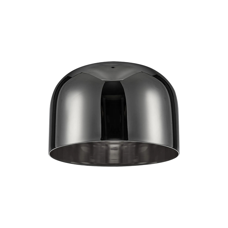 Idolite Devine 30x17cm Chrome Plated Cloche Glass Shade