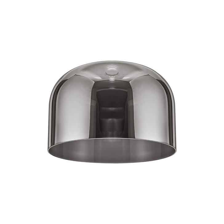 Idolite Devine 30x17cm Smoke Plated Cloche Glass Shade