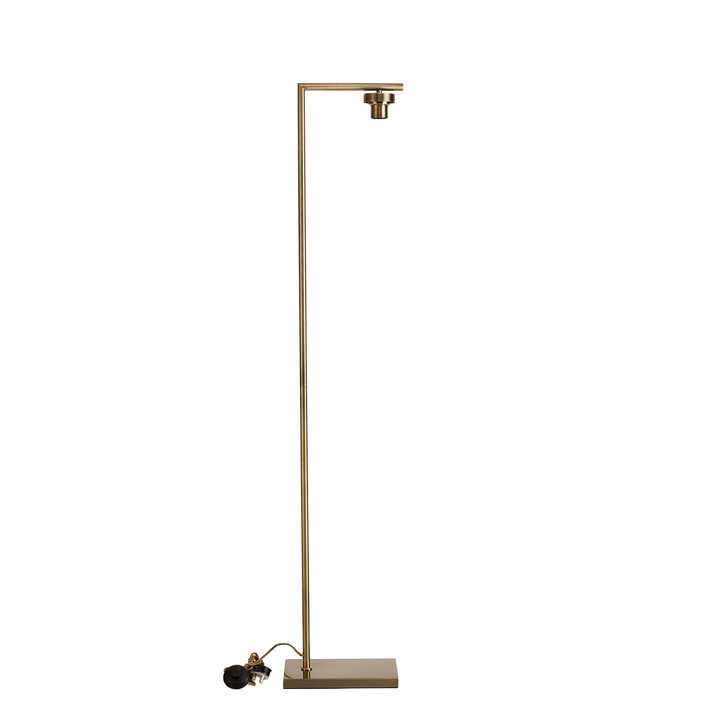Idolite Devine Antique Brass 1 Light E27 155cm Downward Floor Lamp Without Shade,