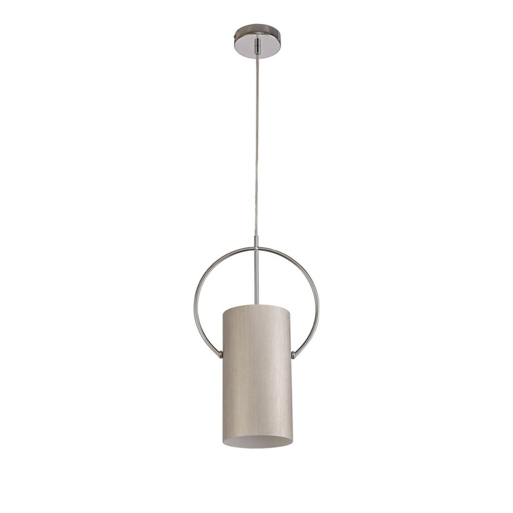 Idolite Dinara Satin Nickel/Polished Chrome Single Pendant