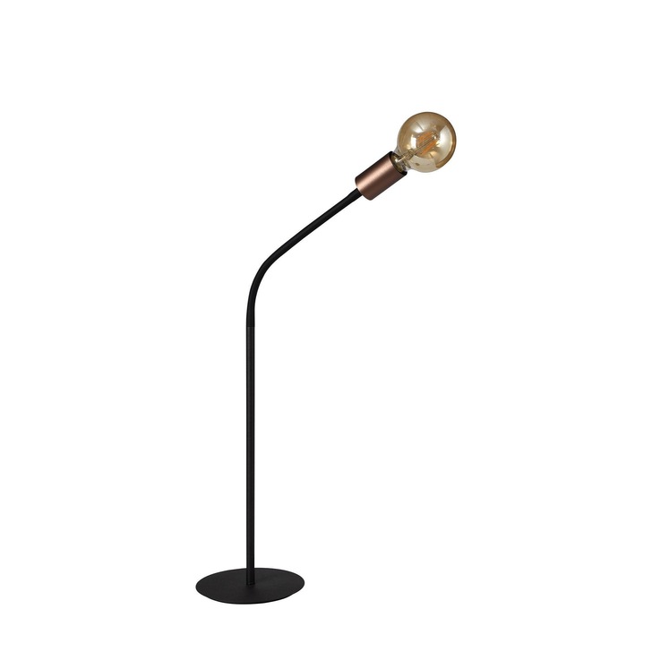 Idolite Dolomite Satin Black Finish 1 Light Flexible Table Lamp