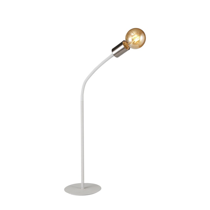 Idolite Dolomite Satin White Finish 1 Light Flexible Table Lamp