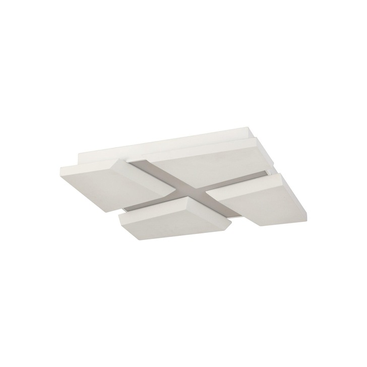 Idolite Dovedale Flush White Led Ceiling Light - 3000K