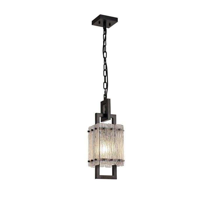 Idolite Drakensberg Matt Black Finish 1 Light Pendant