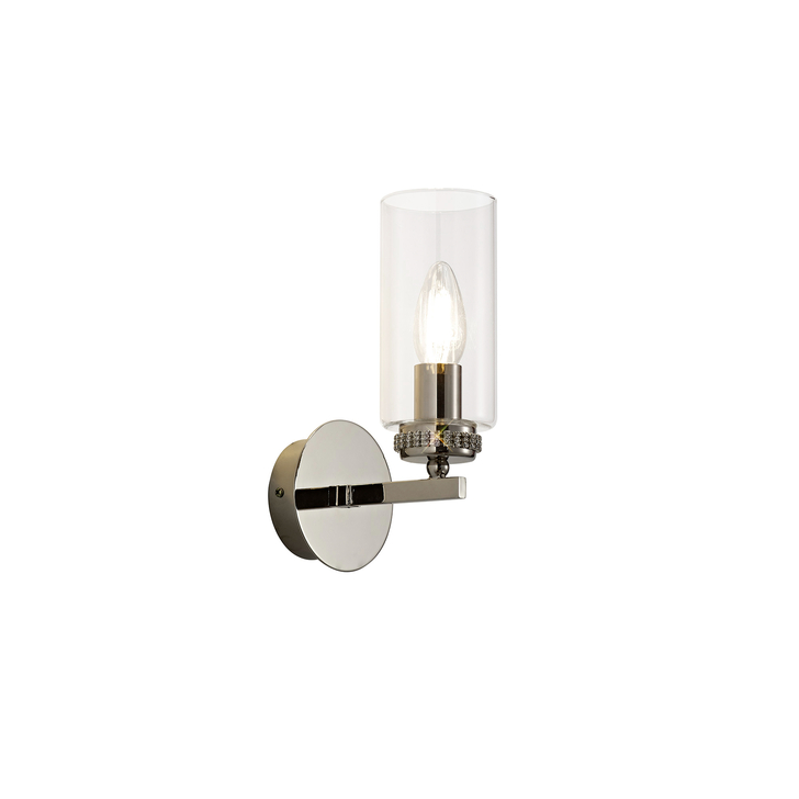 Idolite Euston Polished Nickel Single Wall Light