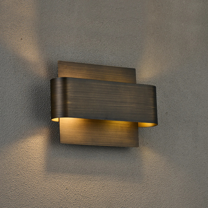 Idolite Garda Wall Lamp: 2 Light G9: Painted Matt Bronze