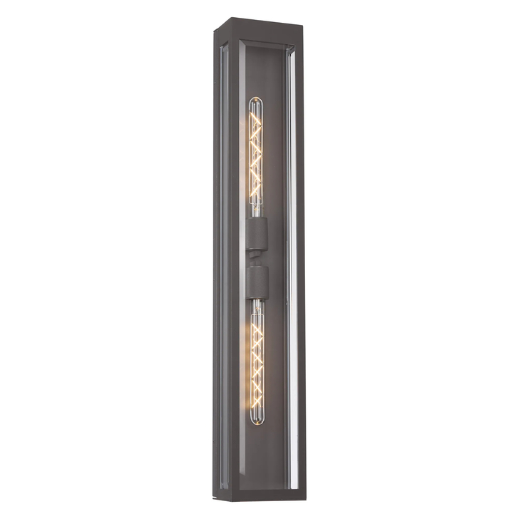 Idolite Hume Large Twin Anthracite Exterior Wall Lamp - IP54