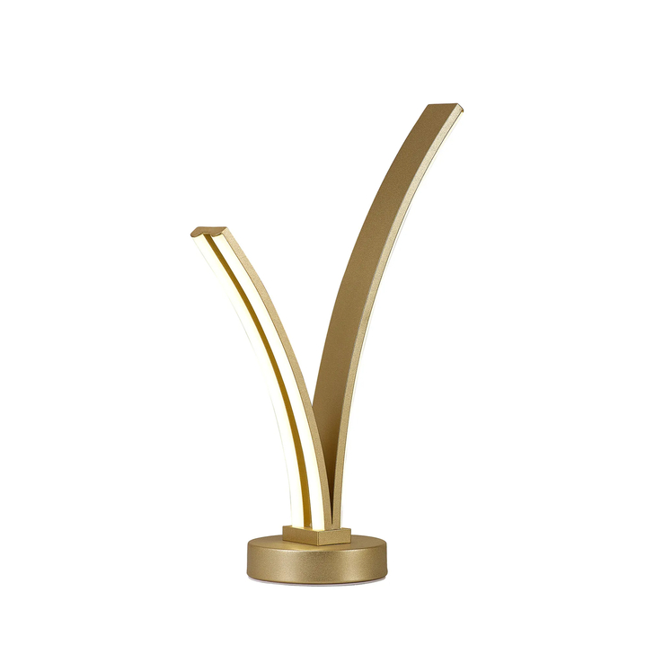 Idolite Kensington Gold 2 Light Table Lamp - 3500K