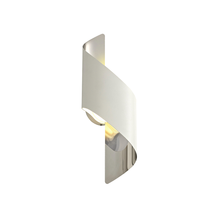 Idolite Kenton White/Polished Chrome Led Wall Light - 3000K