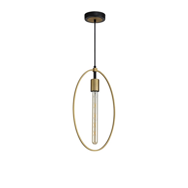 Idolite Kneiff Matt Gold/Black Small Large Pendant