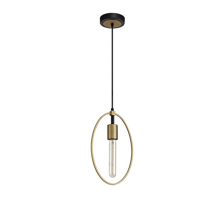 Idolite Kneiff Matt Gold/Black Small Single Pendant