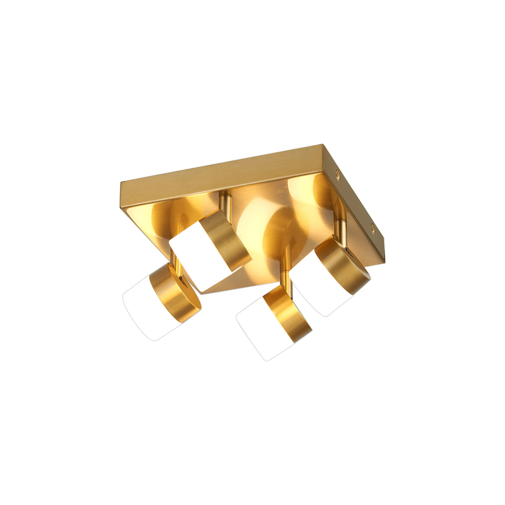 Idolite Licancabur Brass 4 Light LED Adjustable Spotlight - 3000K, IP44
