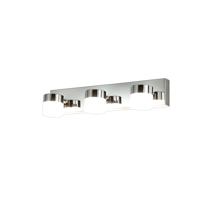 Idolite Licancabur Polished Chrome 3 Light Wall Light - 4000K, IP44